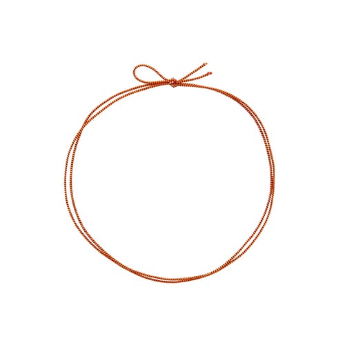 4ツ打ラメゴム二重62cm折径13cm赤・金20