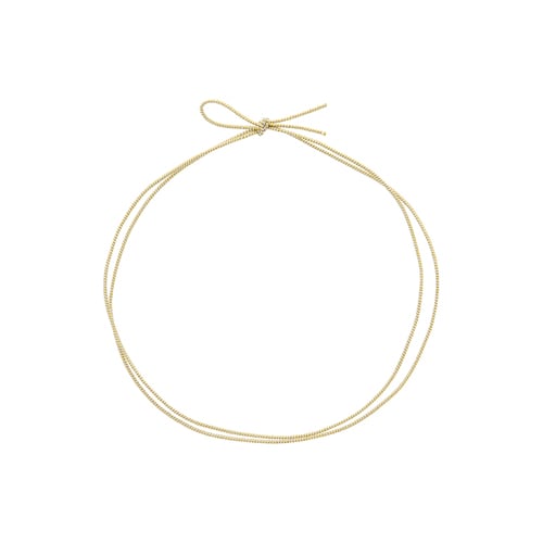 4ツ打ラメゴム二重62cm折径13cm白・金20