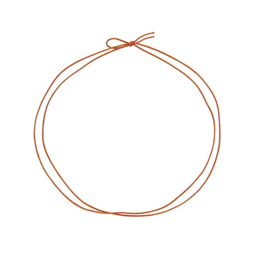 4ツ打ラメゴム二重74cm折径16cm赤・金20