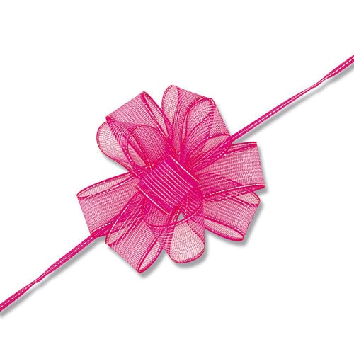 ワンタッチフラワーリボン24×20ボタン10