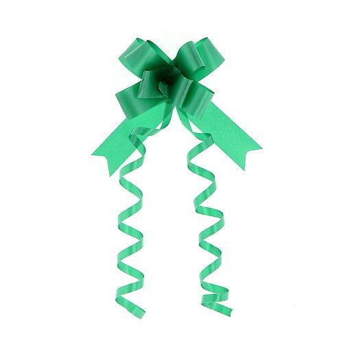 リボンボウ15mm巾エメラルド50本入20