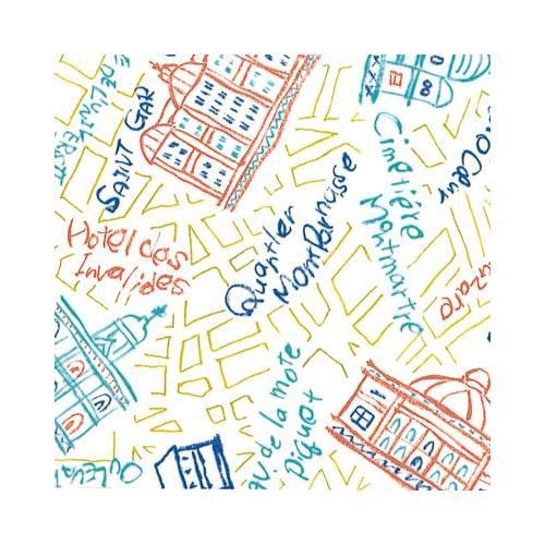 包装紙 半才 パリジェンヌ 100枚入×10