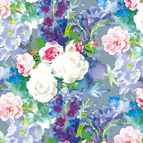 包装紙 半才 ホワイトローズ 銀×10