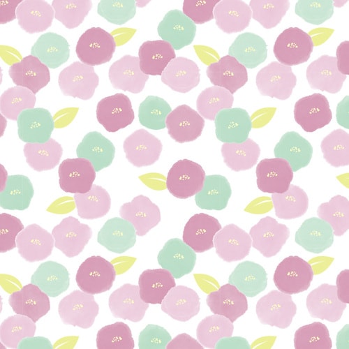 包装紙 半才 なごみつばき×10