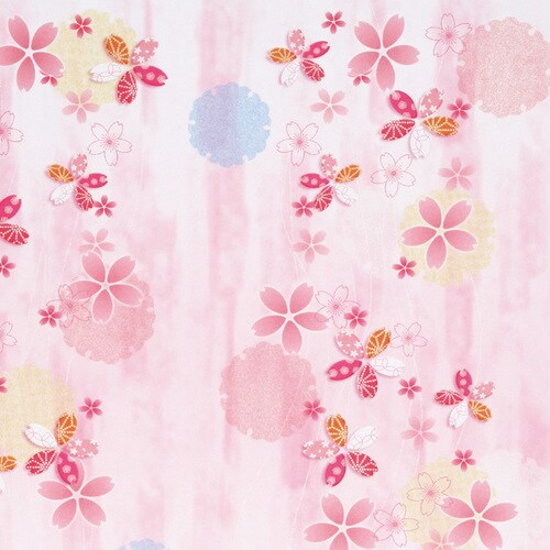 包装紙 半才 花衣×10