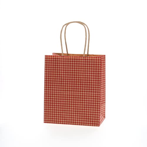 25チャームバッグ21−12ギンガム2R6セット