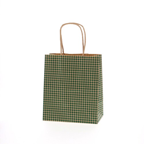 25チャームバッグ21−12ギンガム2G6セット