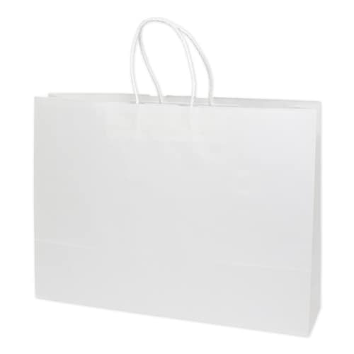 25チャームバッグ 55−1 白無地 4セット