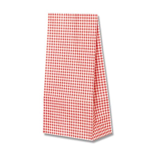 角底袋 No.8 ギンガムミニ 赤 10セット