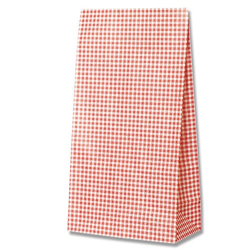 角底袋 No.12 ギンガムミニ 赤 10セット