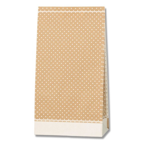 角底袋 No.6 ピンドット WH 10セット