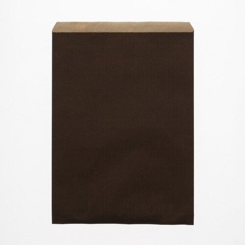柄小袋 R−20 筋入無地 焦茶 10セット