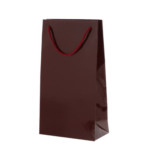 ブライトバッグ ワイン2本 エンジ 5セット