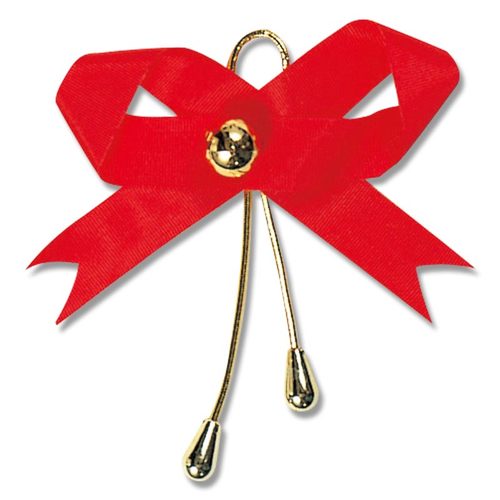 リボンビーズタイ レッド 12個 10袋