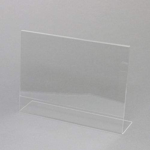 アクリルサインホルダーL字片面A4横12