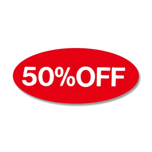 タックラベルNo.11050%OFF300片10