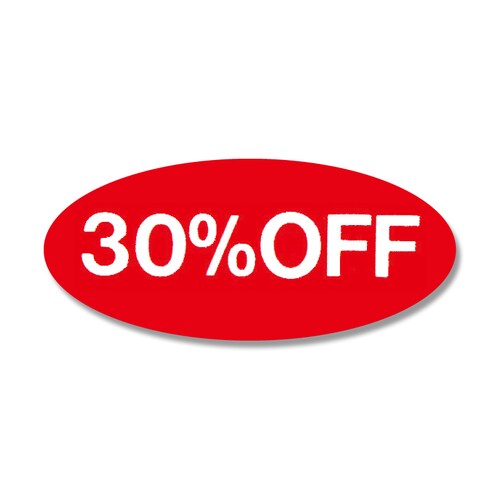 タックラベルNo.10930%OFF300片10