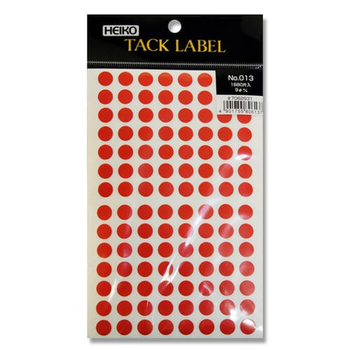 タックラベルNo.013Φ91680片入10