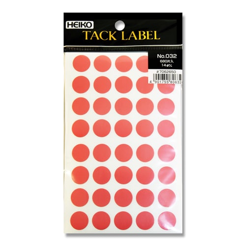 タックラベルNo.032Φ14680片入10