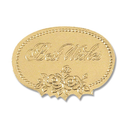 ロールシールMベストウィッシュ金500片5