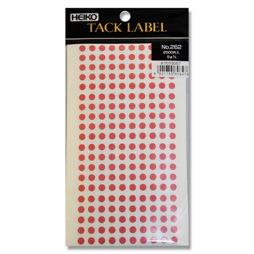 タックラベルNo.262Φ52000片入10