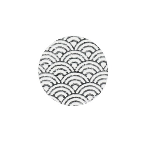 ギフトシール 青海波文様 銀 32片×10