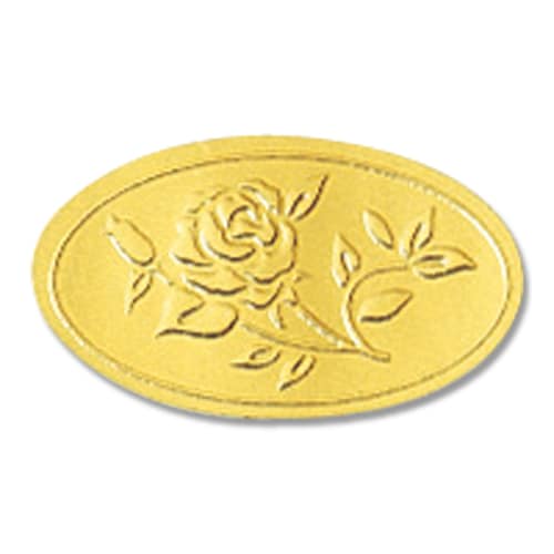 ギフトシール ローズエリプス 204片×10