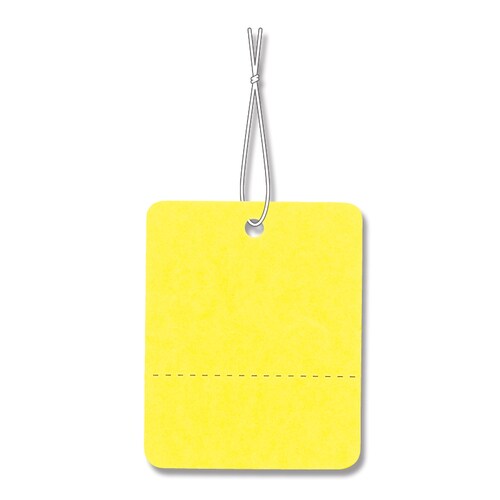 提札No.524黄綿糸付500枚入5