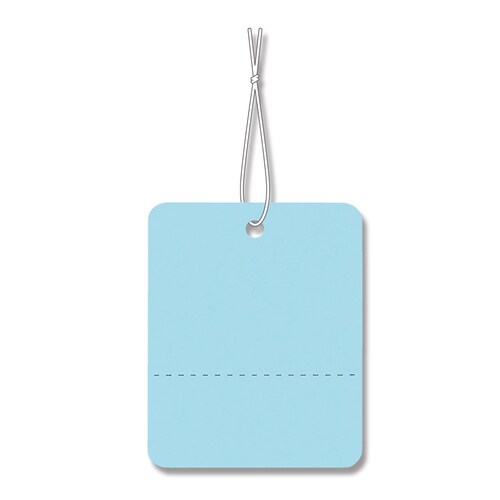 提札No.527ブルー綿糸付500枚入5