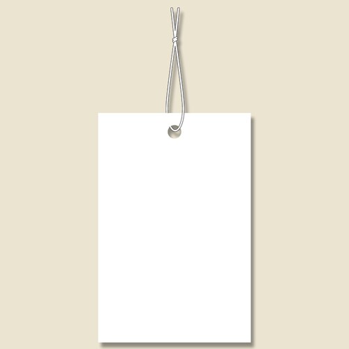 提札 No.606 綿糸付 ミニパック 10セット