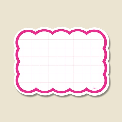 抜型カード クモ LL ピンク 5セット