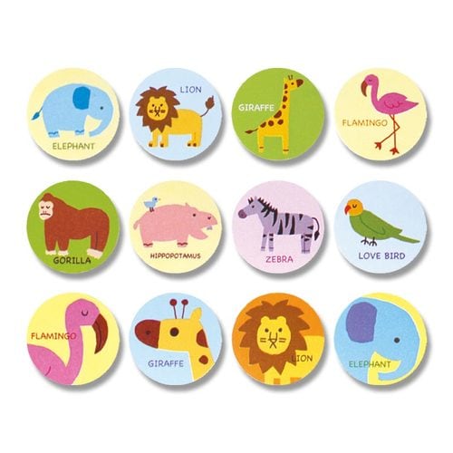 ギフトシール アフリカ 96片×10