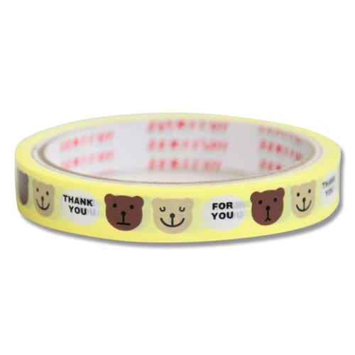 柄セロテープ 15×25 シナモンベア 10巻