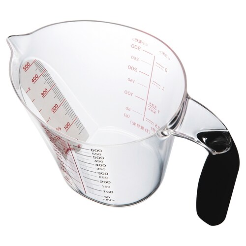 KK 上から量れる洗いやすい計量カップ600ml