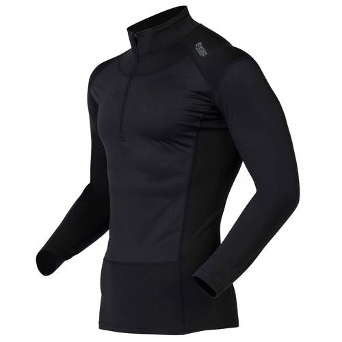 BT防風ハーフジップ ハイネックシャツ