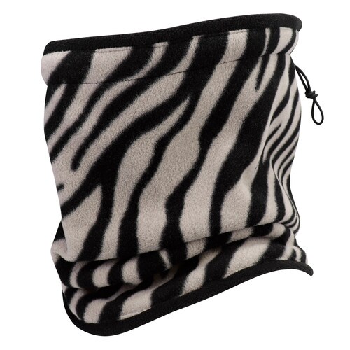 フリースネックウォーマー リバーシブル グレー