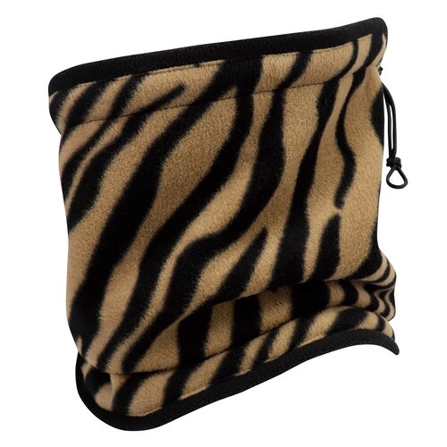 フリースネックウォーマー リバーシブル ゴールド