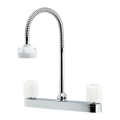 151−017 2ハンドル混合栓 シャワーつき