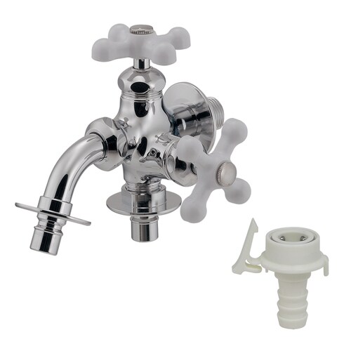 カクダイ 704−115−13 洗濯機用双口水栓