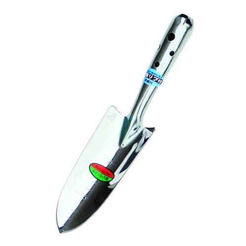 ステンレス 共柄移植鏝(細)補強・目盛付