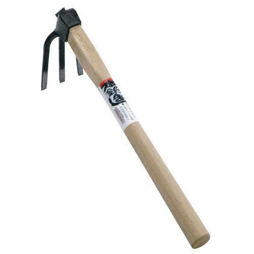 白柄 手打三本鍬