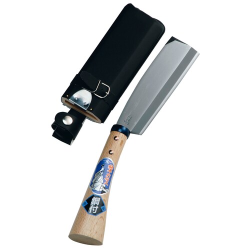手打鋼付サヤ付鉈165mm