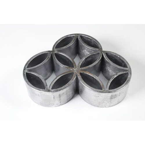 #417 ストレート型 三つ輪 箱 七宝