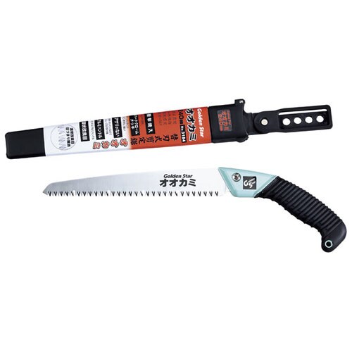 オオカミサヤ付剪定鋸(荒目)