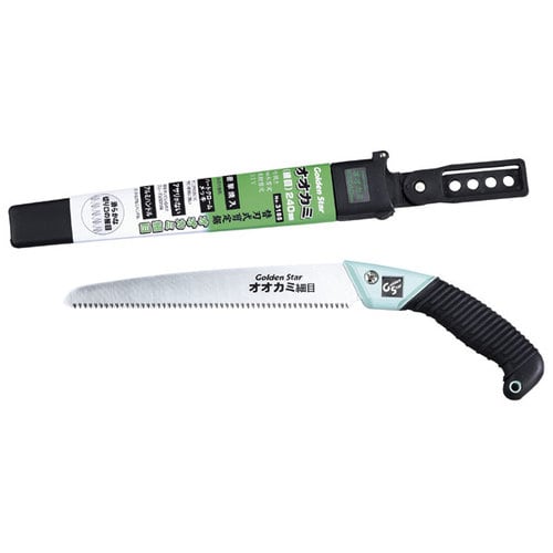 オオカミサヤ付剪定鋸(細目)