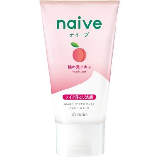 ナイブメイクも落とせる洗顔フォム桃の葉ミニ×12