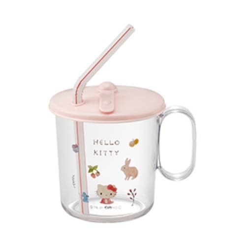 抗菌ストローコップ キティ SKJ6AG×10