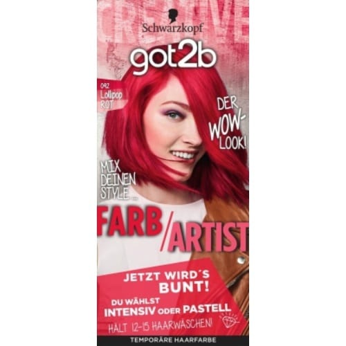 GOT2Bカラークリーム ロリポップレッド×3