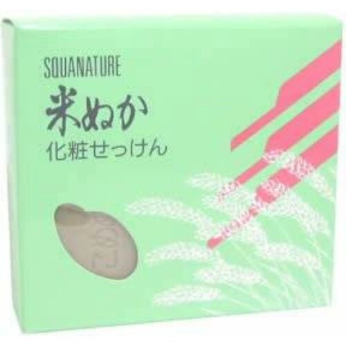 スクワナチュレ米ぬか化粧せっけん2個×3
