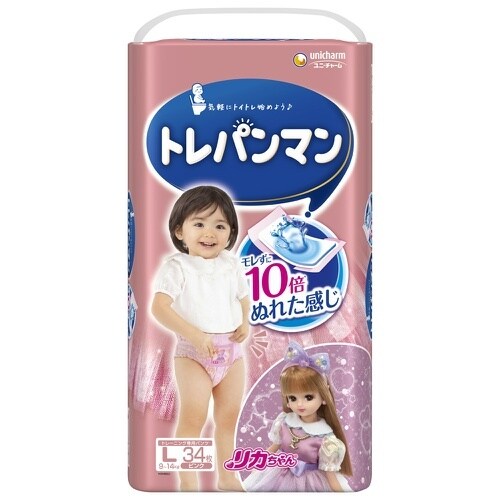 トレパンマンピンクL34枚×4